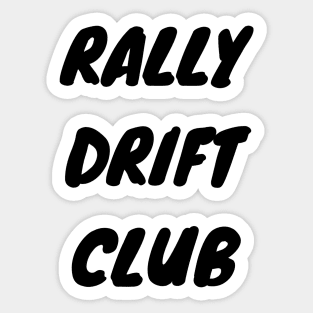 Rally Drift Club Sticker